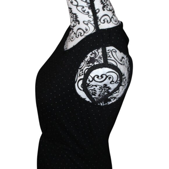 Gap Black Dress With White Dots Swiss Polka Size S Small NWT's - Picture 5 of 11